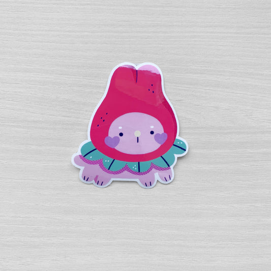 APPLE CHEEKS - STRAWBERRY STICKER